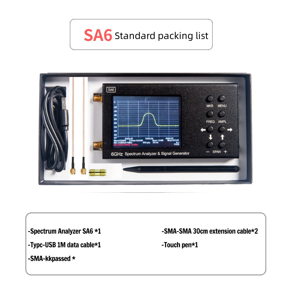 Analizador de espectro RF port - Signal Generator Spectrum Analyzer reseña y precio