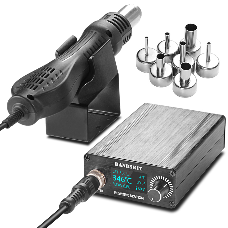 Pistolas de calor T12, pantall - Hot Air Rework Station T12 reseña y precio