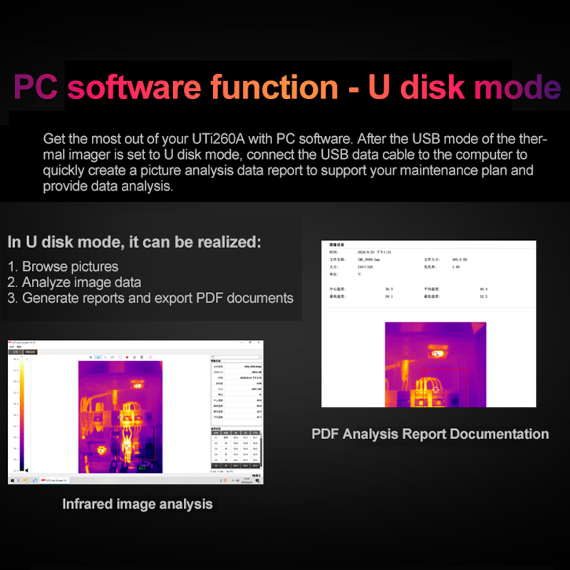 Cámara de imagen térmica UNI-T - Thermal Imaging Camera Pcb Repair reseña y precio