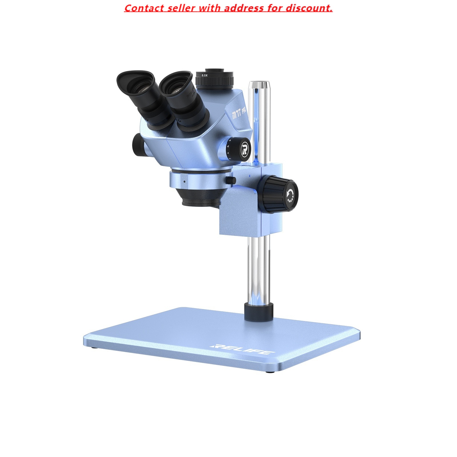 Microscopio estéreo Trinocular - Stereo Trinocular Microscope Pcb reseña y precio