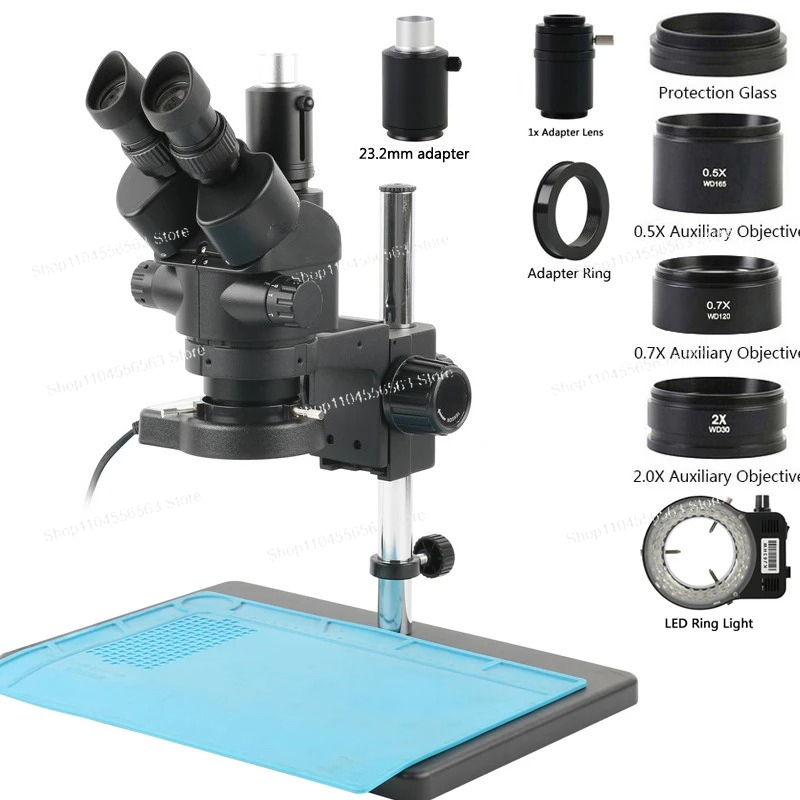 Microscopio Estéreo Trinocular - Stereo Trinocular Microscope Pcb reseña y precio