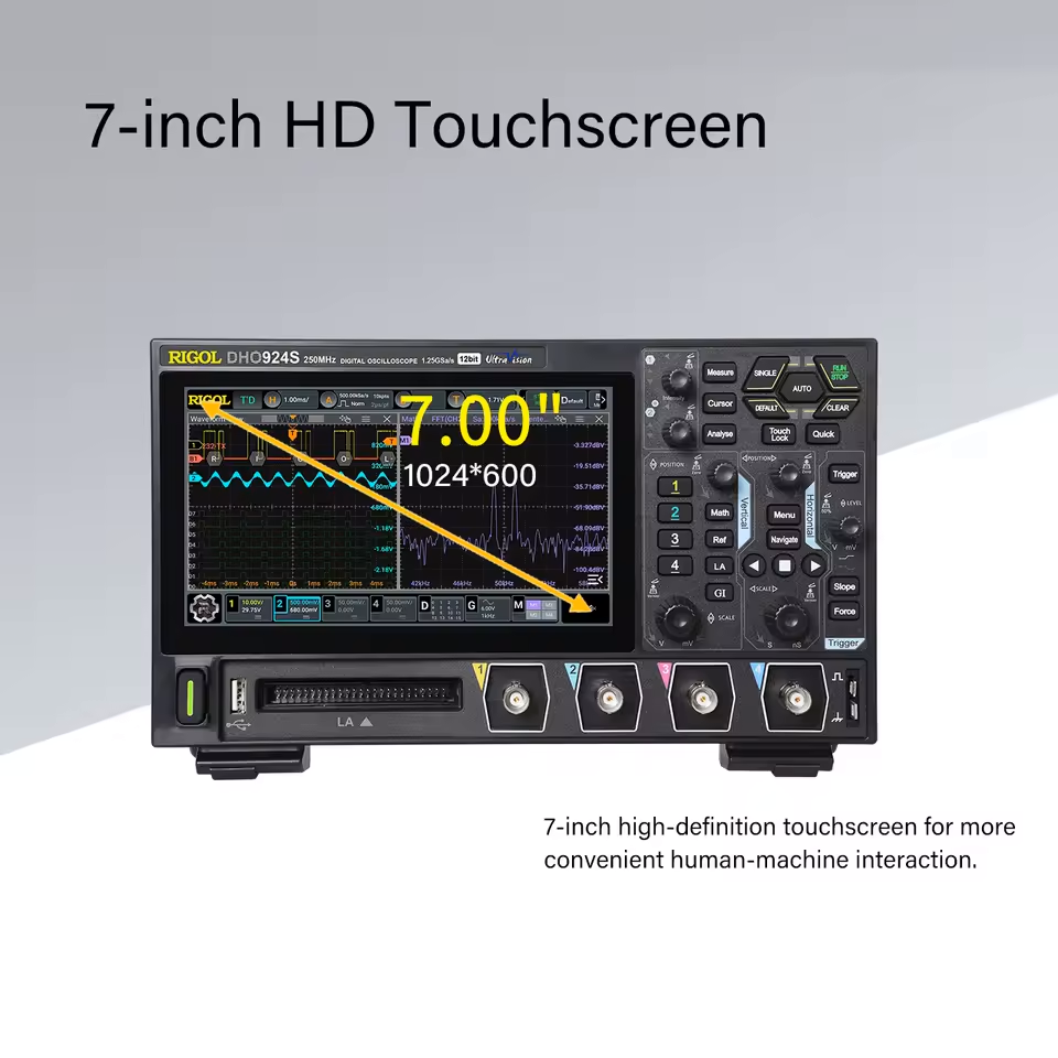 Osciloscopio serie RIGOL DHO90 - Signal Generator Spectrum Analyzer reseña y precio