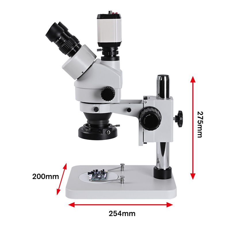 Microscopio estéreo de grado I - Stereo Trinocular Microscope Pcb reseña y precio