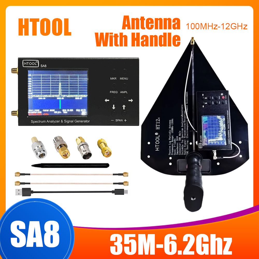 Analizador de espectro HTOOL S - Signal Generator Spectrum Analyzer reseña y precio