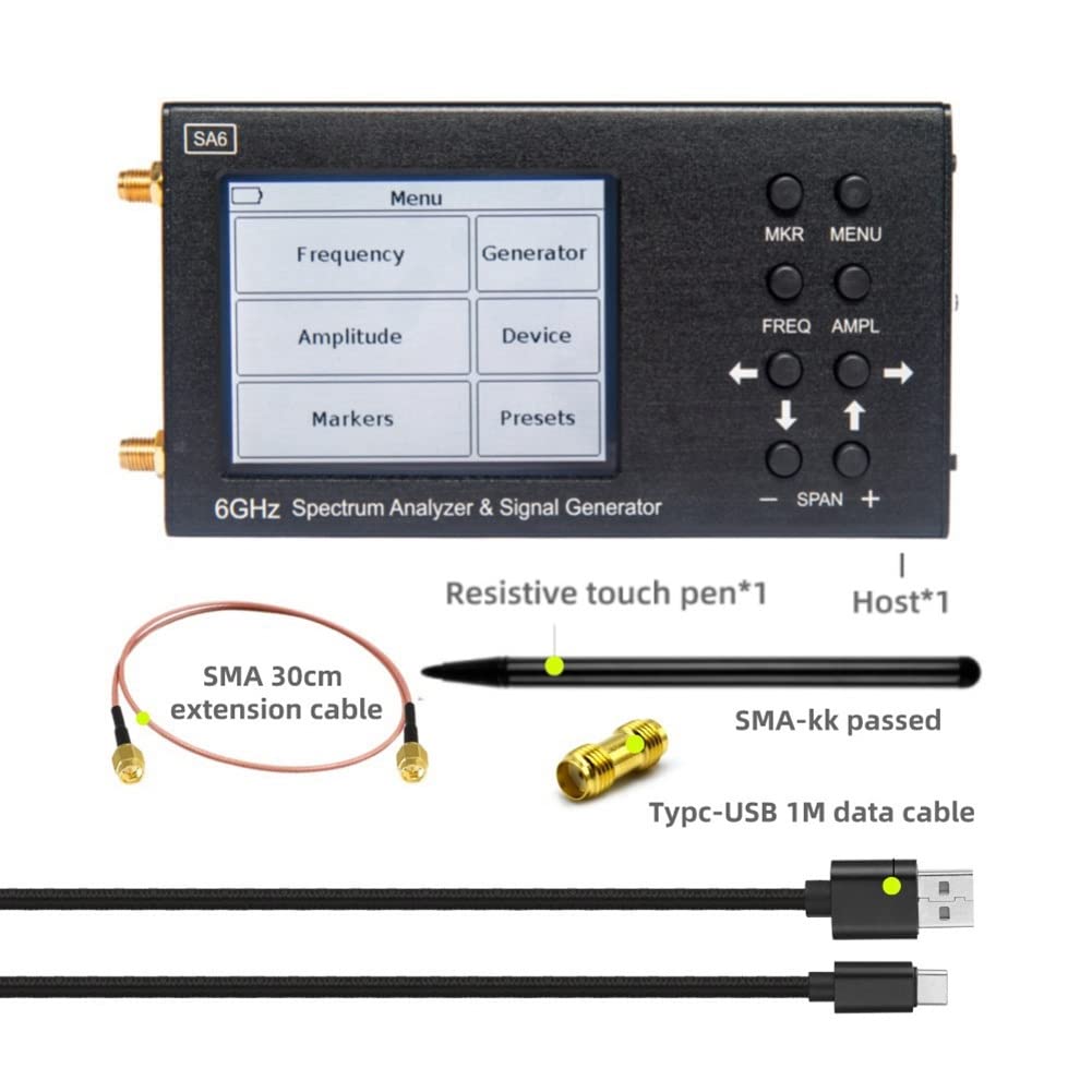 Analizador de Espectro SA6 de  - Signal Generator Spectrum Analyzer reseña y precio