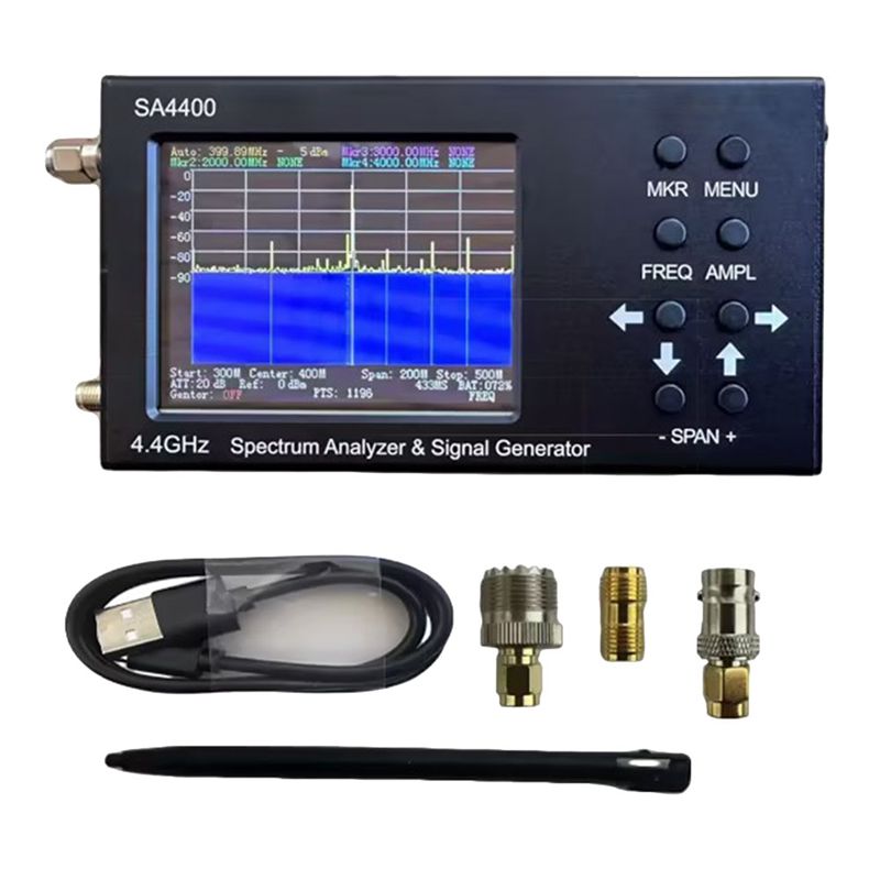 AT05-Nuevo Analizador de Espec - Signal Generator Spectrum Analyzer reseña y precio