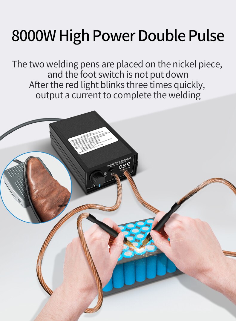 Mini Kit de soldador por punto - Spot Welder 18650 Battery Pack reseña y precio