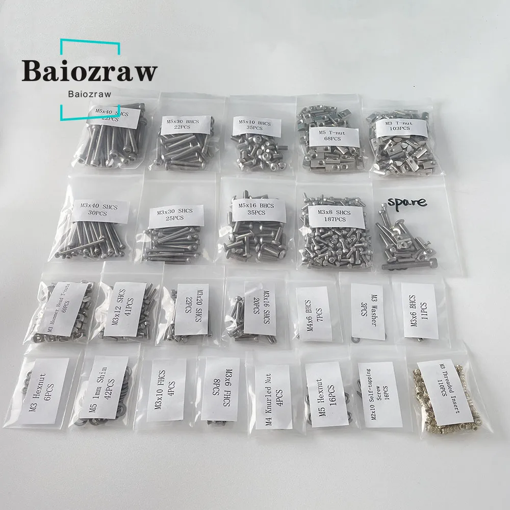 Baiozraw-tornillos de acero in - Voron 2.4 R2 Kit reseña y precio